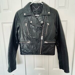 Diesel leather jacket small